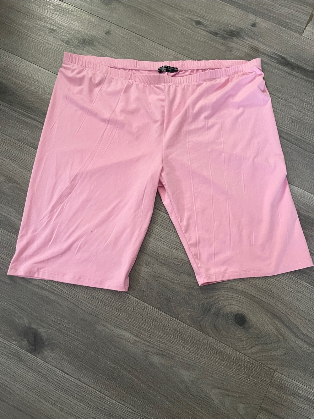 Women’s High-Rise Pink Bike Shorts — Slim Fit Activewear